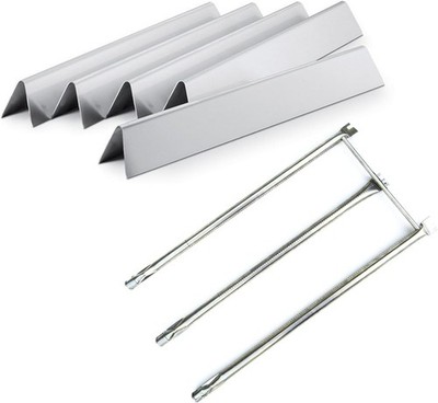 Parts Kit Replacement For Weber Genesis Silver Grill Burner Heat Plate
