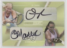 2007 Ace Authentic Straight Sets Bethanie Mattek-Sands Jill Craybas Auto 04ap