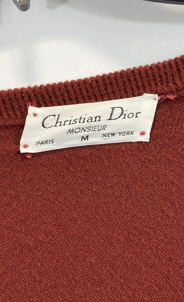 Suéter Christian Dior Rojo - Talla Mediana Foto 3 de 4