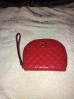 Red Quilted Guess Wristlet