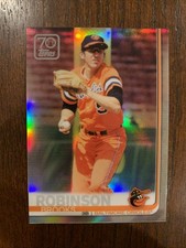 2021 Topps Chrome BROOKS ROBINSON 70 Years of Topps Refractor Orioles #70YTC-69