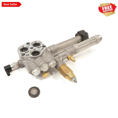 #ad OEM AR Pressure Washer Pump Head with Unloader Fits Models 020414 0 020514 00 $143.95