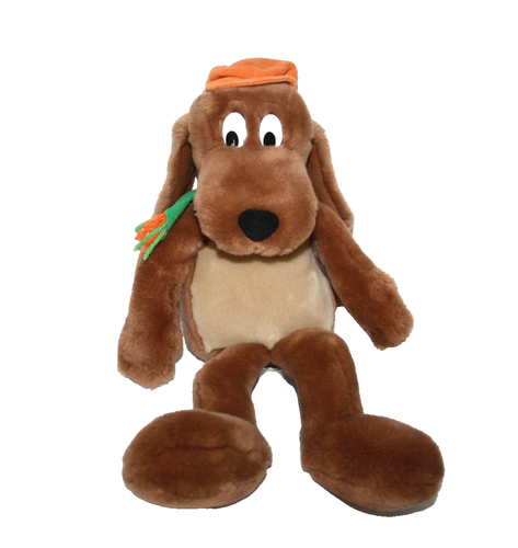 Kohls Cares Dr Seuss Go Dog Go Peluche Marrone 17 Pollici Sciarpa Cappello Peluche Giocattolo