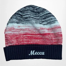 Vintage Mecca USA Streetwear Skully Knit Beanie 90’s 2000’s Hip Hop OG  Rare