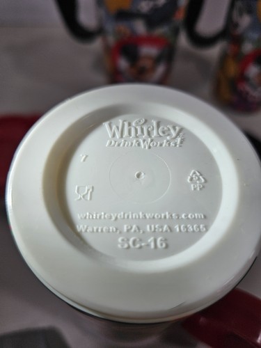 3 DISNEY World Parks Mickey Mouse Club Travel Resort Whirley Drink Mug Cup - Picture 8 of 9