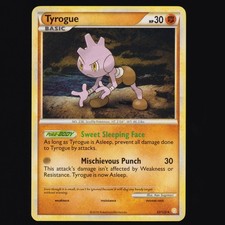 Tyrogue 33/123 HeartGold & SoulSilver Rare Pokemon TCG NM on eBay