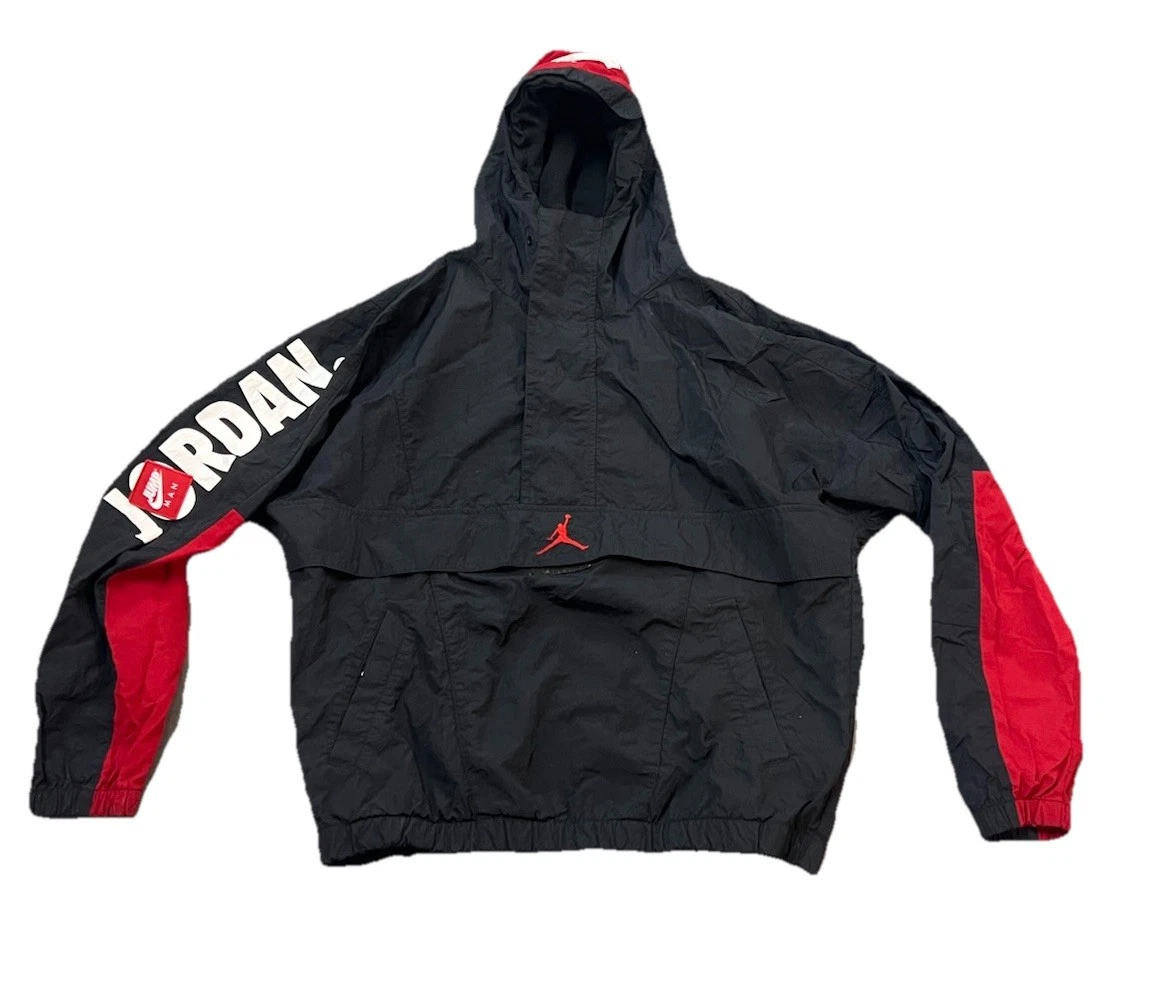 Nike Jordan Jump Man Pullover Windbreaker Size M Jacket Black Red White
Opens in a new window or tab