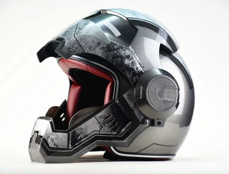 DOT Motorcycle Iron Helmet Masei Full Face Man Helmets Bike Cascos Capacete 610 - Imagem 4 de 4