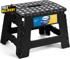 9 Folding Step Stool for Adults Kids Non-Slip Folding Stools with Portable H....