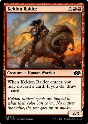 MTG Keldon Raider NON FOIL NM C 570 Foundations Jumpstart