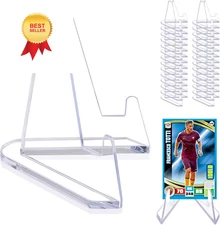 vivinin 32Packs Card Display Stand, Stands Transparent color 