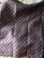 Retired Mackenzie Courtly Check purple Fabric 56  X 75  RARE