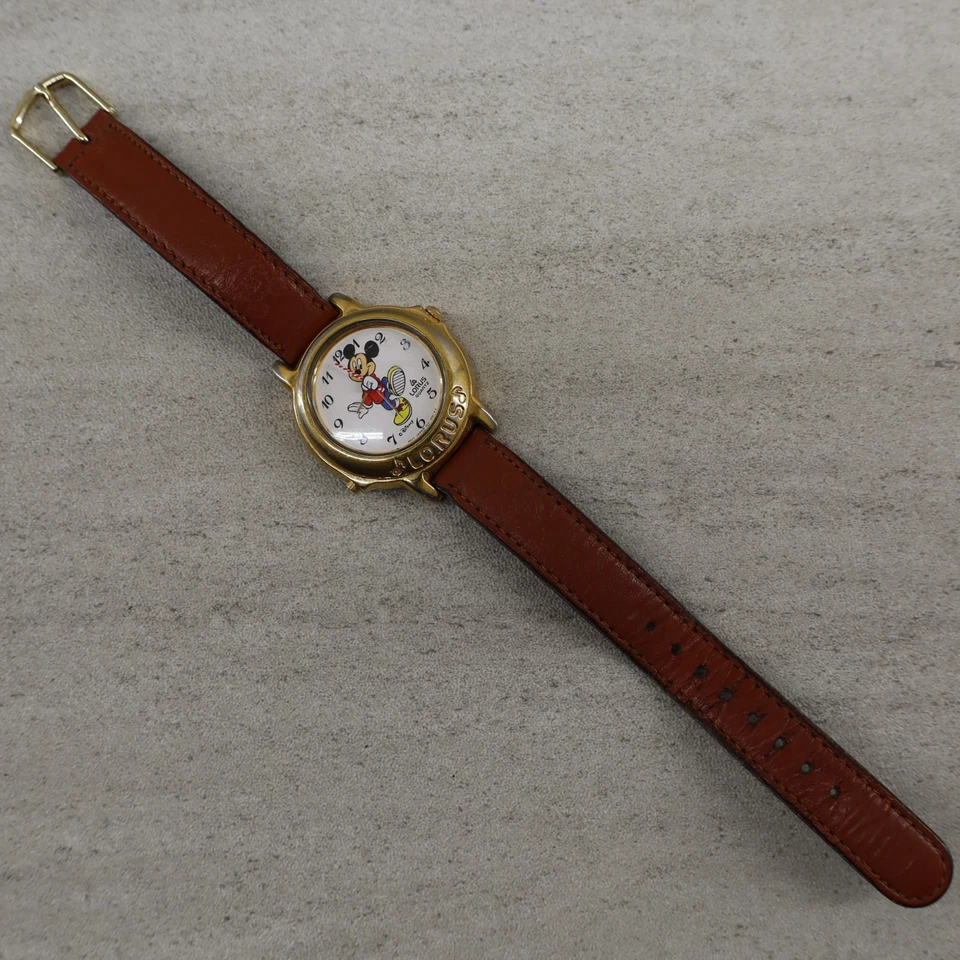 Vintage Lorus Disney Mickey Mouse Musical Watch V421-0020 Quartz – New Batteries - image 2 of 4