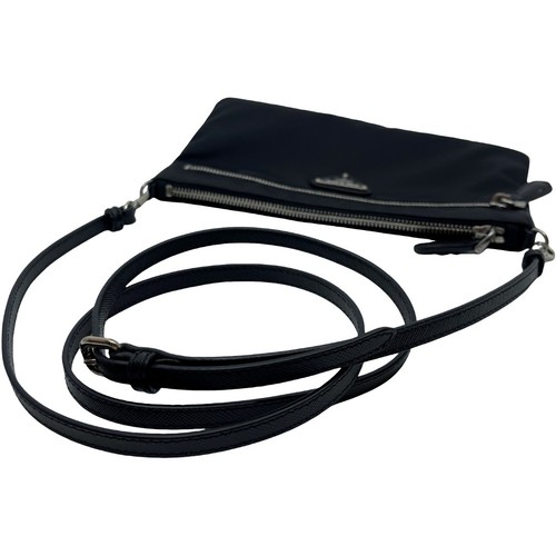 Auténtico Bolso de Hombro Prada Saffiano Tessuto 1M1187 Negro Nylon #36636822 - Imagen 13 de 13