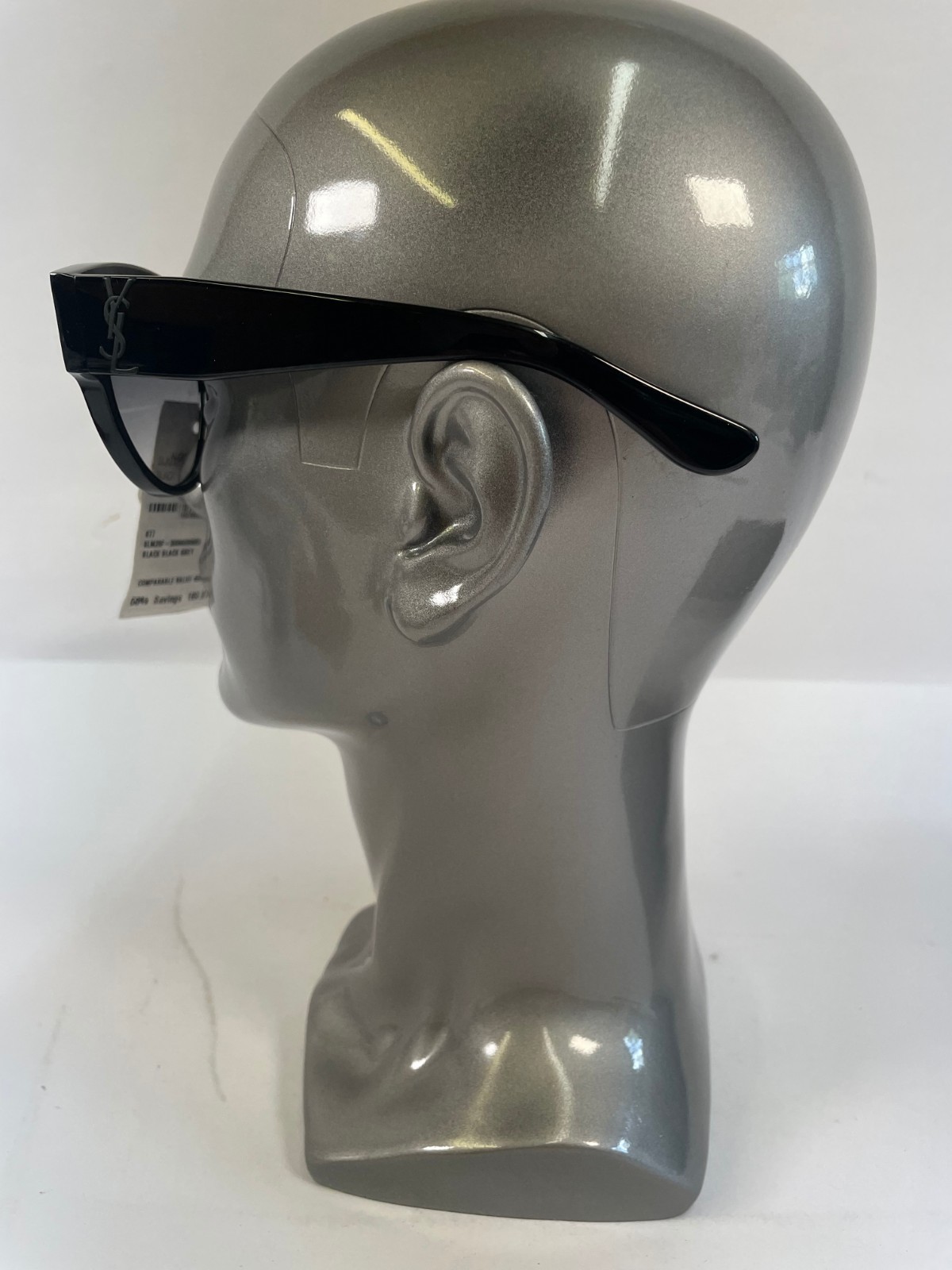 Occhiali da sole Saint Laurent SL M3 001 neri 55 16 140 lenti grigie