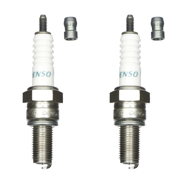 Denso ZüNdkerze IU22 Iridium 2Er (FüR: Piaggio X10 500 Executive ABS M76 12-16 )-image