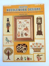 Charted Needlework Designs Volume 1 Leisure Arts 49 1975 VTG