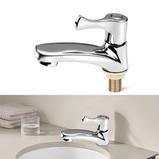 Cold Water Tap Single Cold Faucet Smooth Water Flow Control Threaded Connection