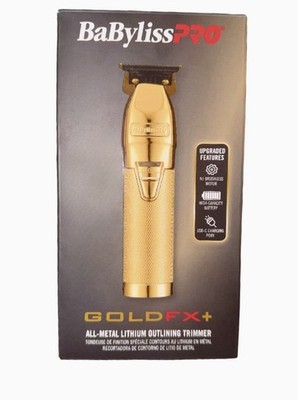 BaBylissPRO GoldFX+ FX707Z Cordless USB-C T-Blade Outlining Trimmer Gold