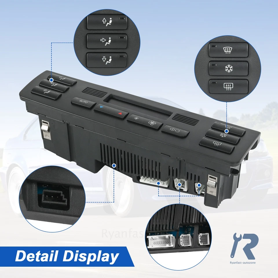 Ac Heater Air Condition Temperature Control Switch fit for 00-06 Bmw E46 3 Serie - Image 3 of 4