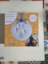 New In Package Pearhead Pawprints Keepsake Pawprint Impression Pet Memorial Kit