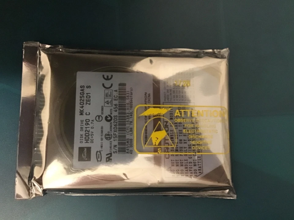 Toshiba MK4025GAS (HDD2190) 4200 RPM 2.5" PATA/IDE Internal Hard Drive HDD NEW - Image 4 of 4