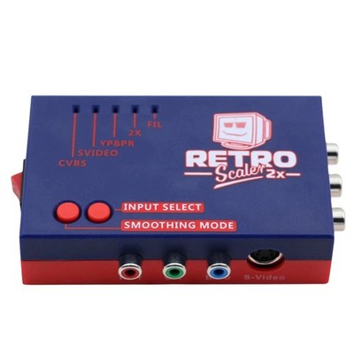 Retro Game Upscaler PS2 N64 NES SNES RetroScaler 2x AV, RCA oder S-Video zu HDMI
