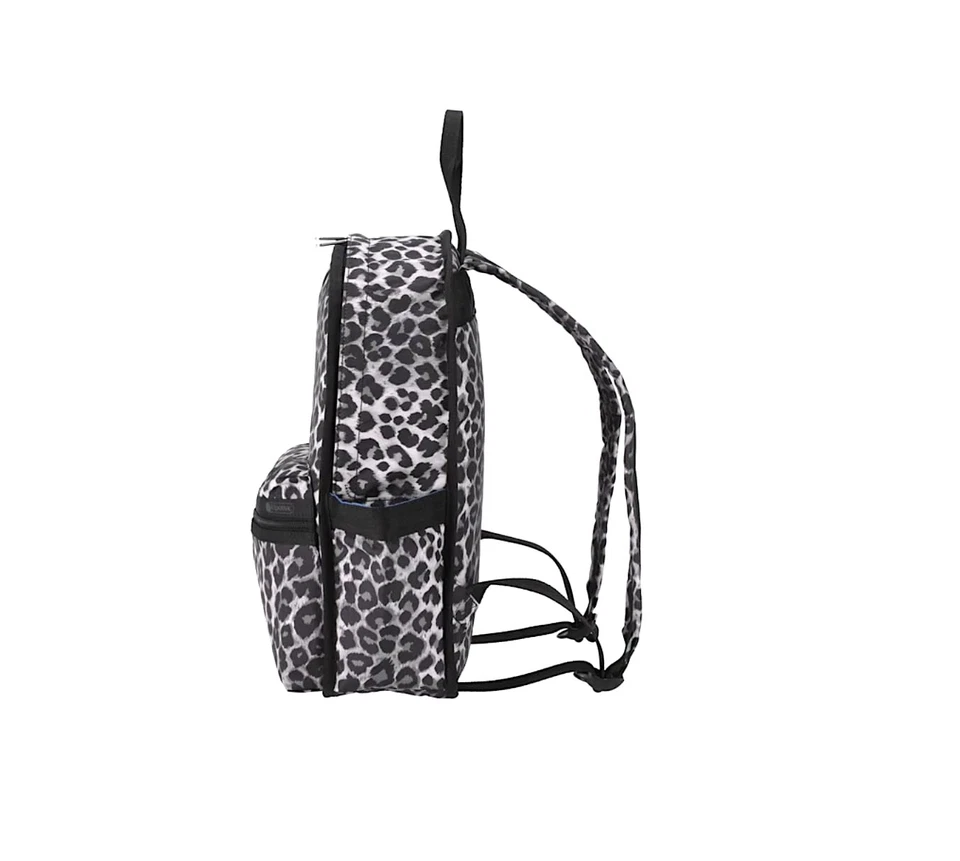 Mochila pequeña White Leopard Route, negra, gris pizarra y gris claro Foto 4 de 4