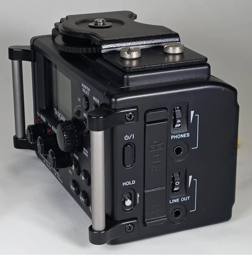 TASCAM DR-60D LINEAR PCM RECORDER/MIXER per DSLR TEAC WAV 44.1/48/96kHz 16/24bit - Immagine 3 di 4