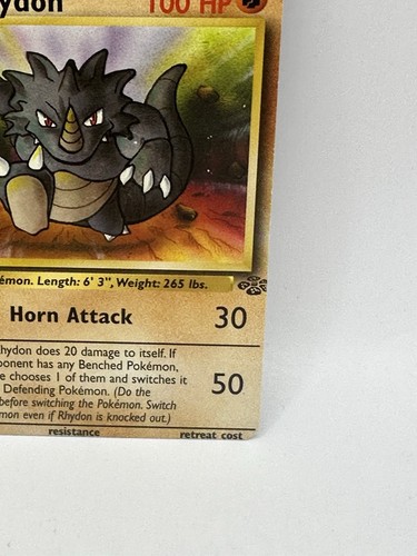 NFC? Miscut - Rhydon - Jungle - Pokemon - Error - Misprint - Picture 5 of 10