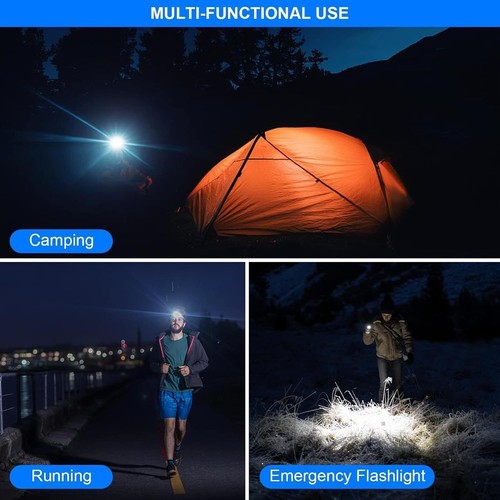 Mountain Bike Lights USB Rechargeable Bicycle T6 LED Torch Front Rear Lamp Set - Picture 6 of 19