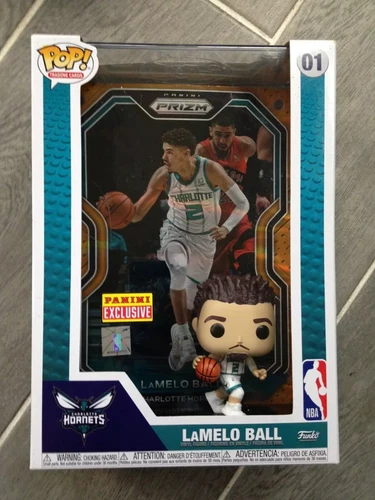 FUNKO POP! Trading Card LaMELO BALL Gold PRIZM PANINI EXCLUSIVE #01