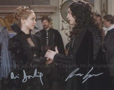 RYAN GAGE & ALEXANDRA DOWLING - The Musketeers GENUINE SIGNED AUTOGRAPHS