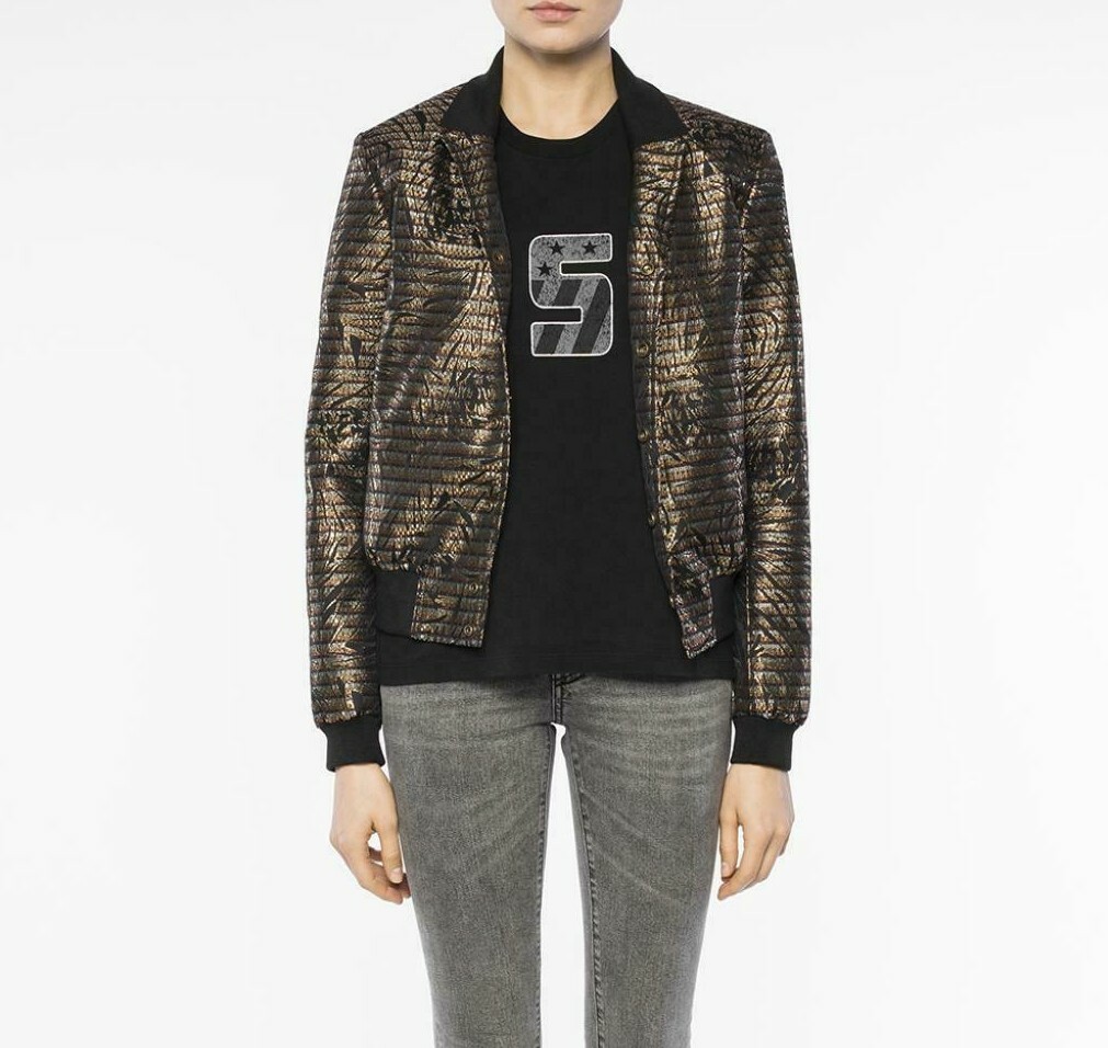 【サンローラン】SALE フラワー ジャカード ブレザー NEW Authentic SAINT LAURENT FLORAL METALLIC LUREX LAME