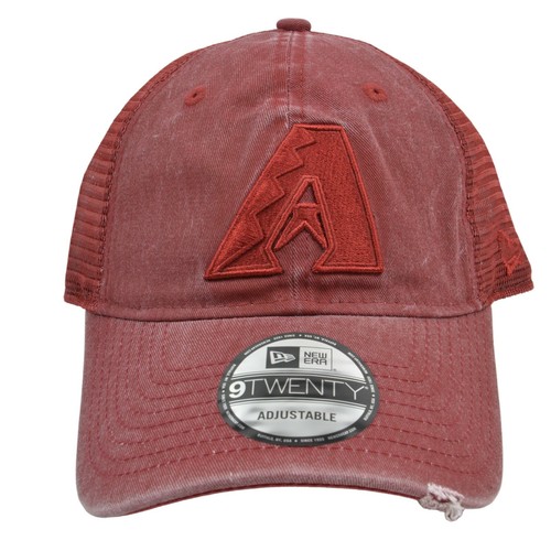 Arizona Diamondbacks New Era 9TWENTY Relaxed MLB Tonal Washed Red Adjustable Hat - Picture 2 of 6