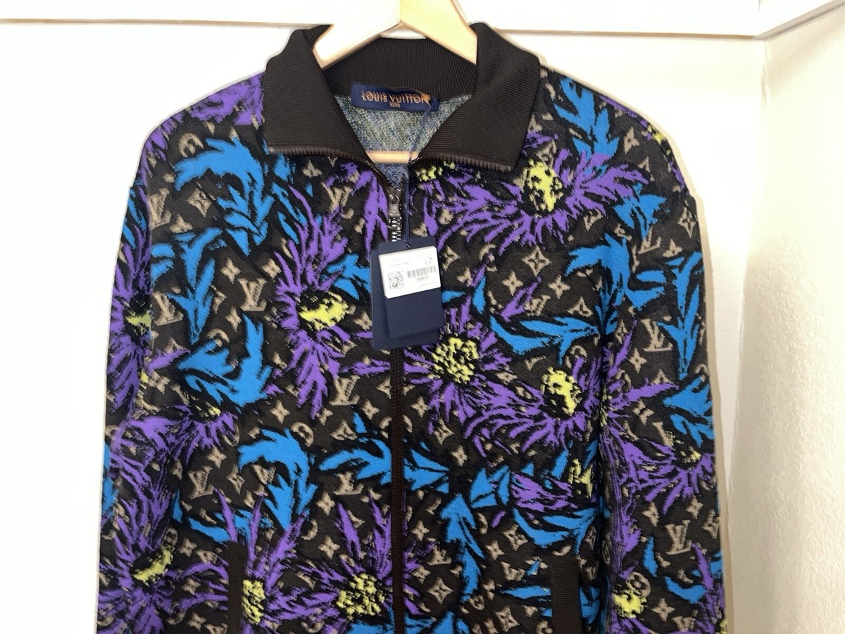 LOUIS VUITTON ブルゾン(その他) ゴールド 4103423G0026 New Authentic Louis Vuitton Monogram Thistle Zip-Through