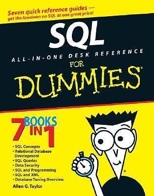 SQL All-In-One Desk Reference for Dummies by Taylor, Allen G.