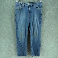 34 Heritage Charisma Straight Leg Jeans Mens 35x32 Meas 36x30 Medium Stretch