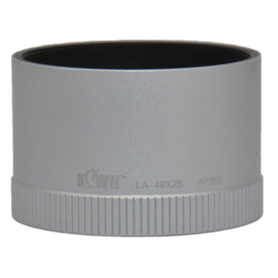 LEICA X1 シルバー Professional Metal Lens Hood & 49mm Adapter Tube For Leica