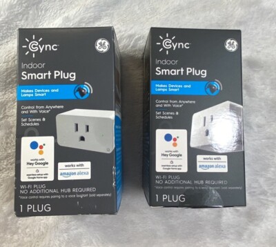 Lot Of2 Cync by GE - INDOOR Smart Plug - Alexa / Google ASSISTANT 2.4ghz