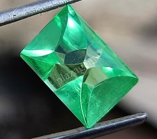 7 CT Lab Grown Certified Greenish Diamond Raw Colorless CVD Loose  5MRK