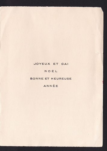 c1950 Le Jardin du Palais Royal Paris Francia cartolina di Natale anno nuovo - Foto 4 di 4