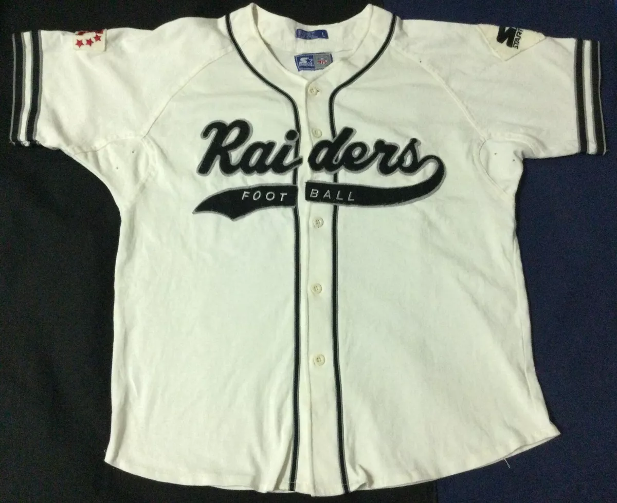 starter raiders baseball jersey