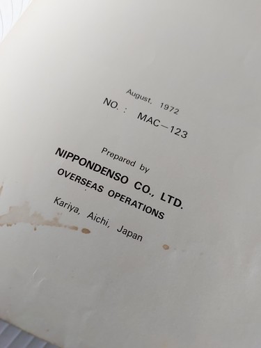 Toyota 1972 1973 crown air conditioning Ms60 owners service workshop manual 1206 - Picture 9 of 11