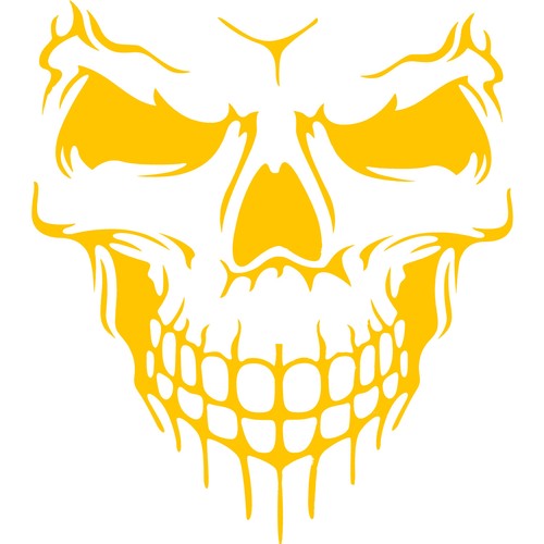 Skull Hood Decal Large 22" Graphic Sticker for Truck Jeep Car Trailer Boat Vinyl - Picture 21 of 24