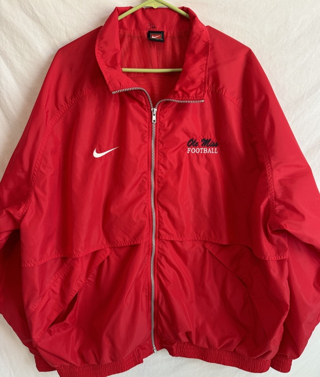 Nike Team Ole Miss Football Sideline Team Issue Parka Coat Jacket