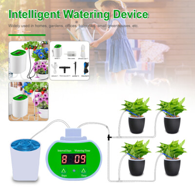 Automatic Watering System for Indoor Potted Plant Drip Irrigation Device  w/Timer | eBay