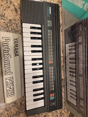 Vintage Yamaha PSS-120 Portasound Keyboard Electronic Synthesizer