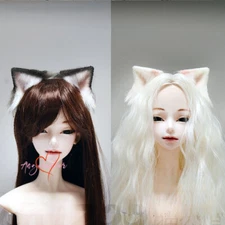 1/6 1/4 1/3 Uncle BJD Fluffy Beast Ear Cat Ear Doll Head Accessories Multi-color