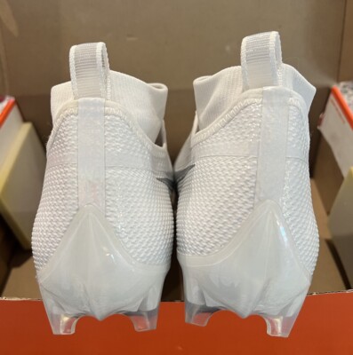Size 10.5 Nike Vapor Edge Pro 360 White/Chrome Football  display picture 1